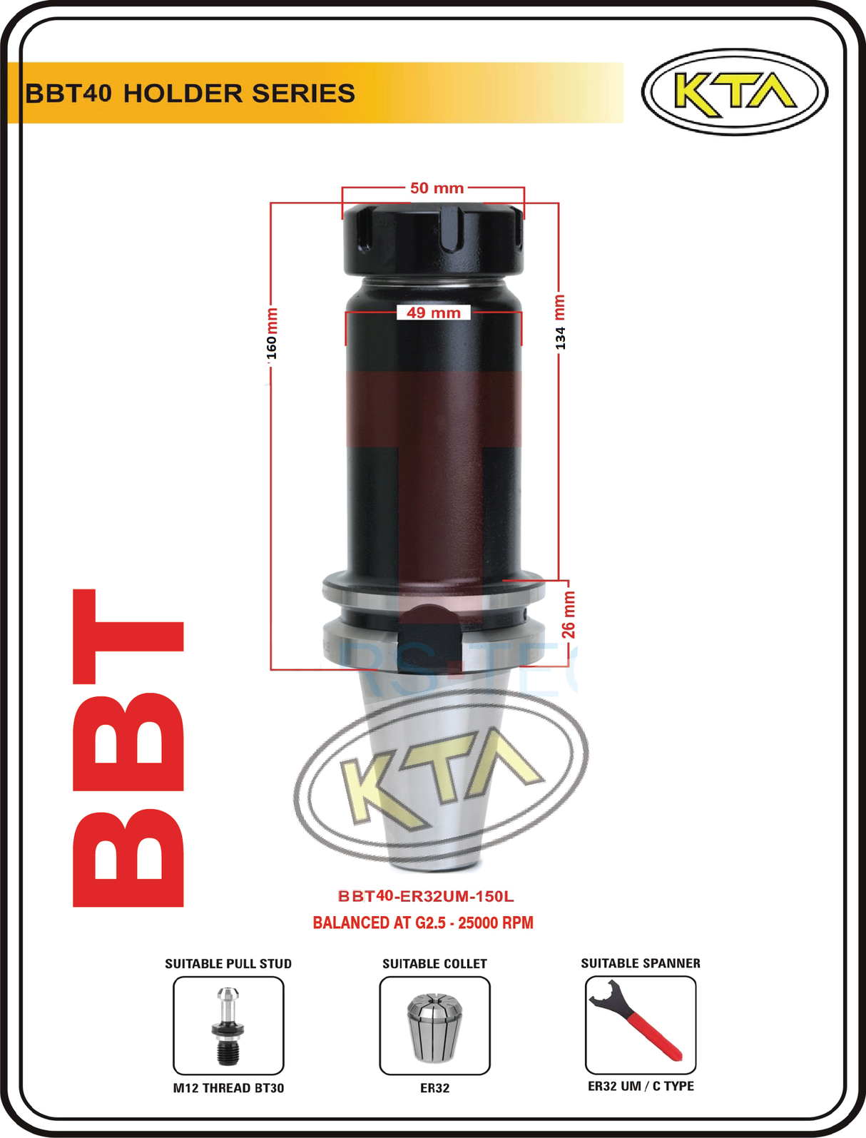 Collet Chuck Holder BBT40