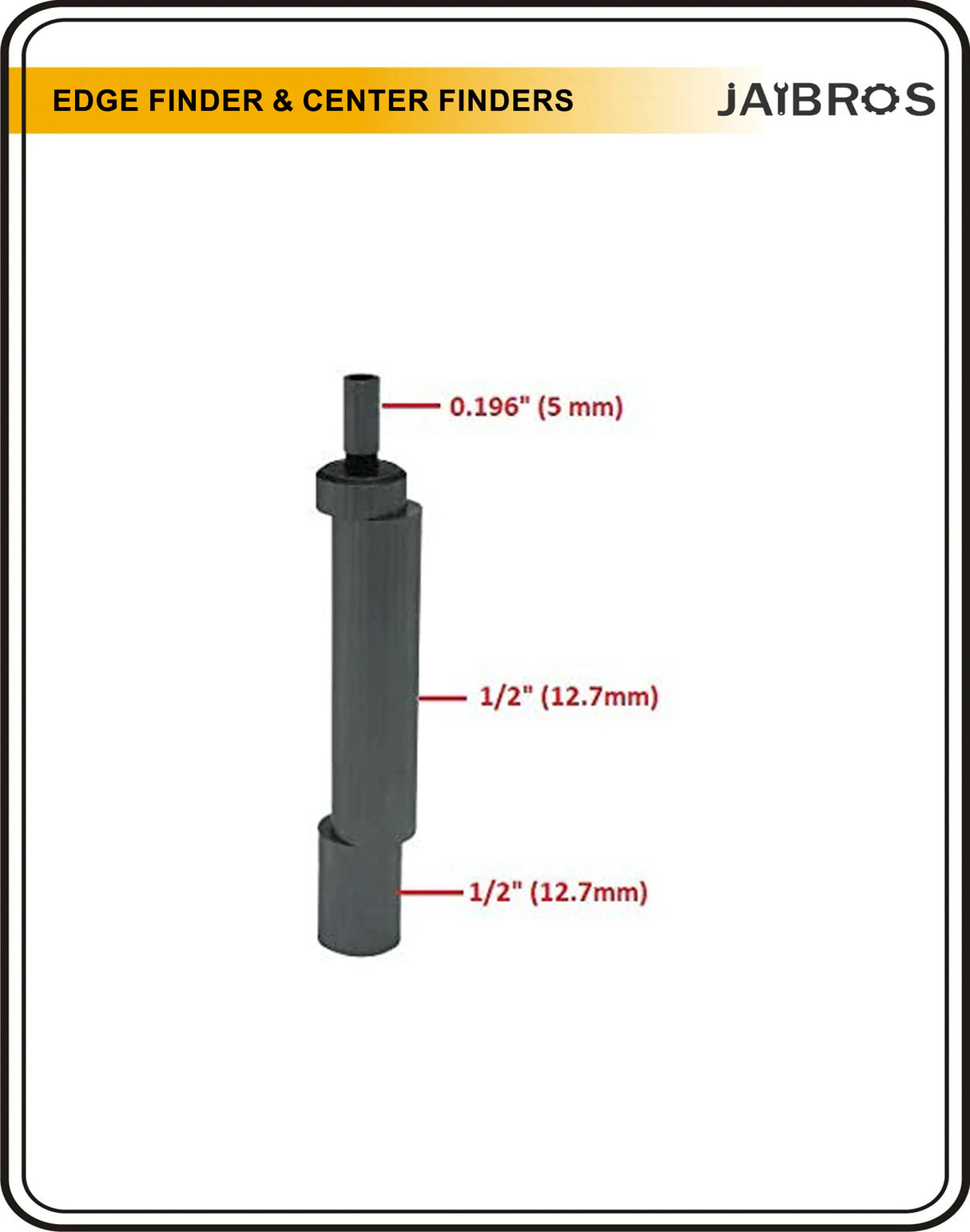 Set of 8 CNC finder tools