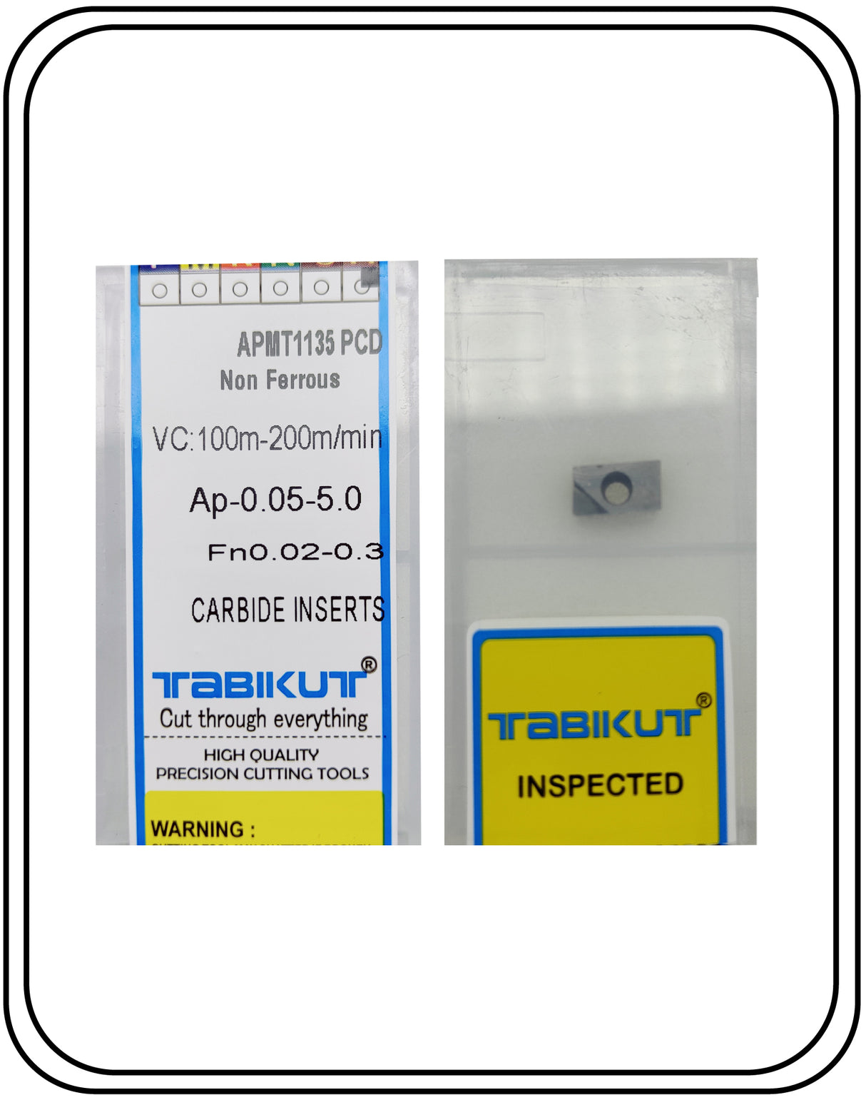 Tabikut PCD insert