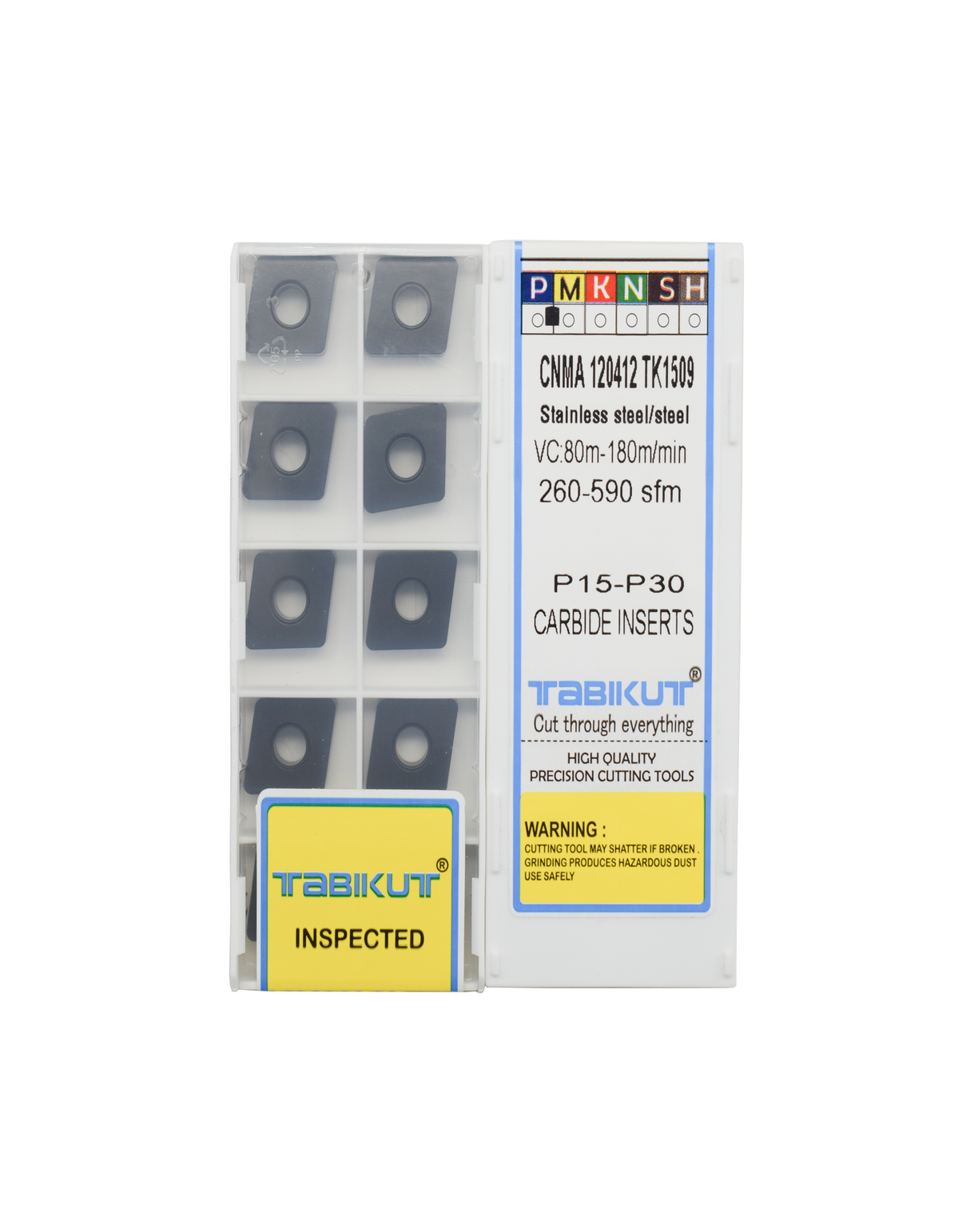 CNMA120408 TK1509 0.8 mm radius insert pack 10