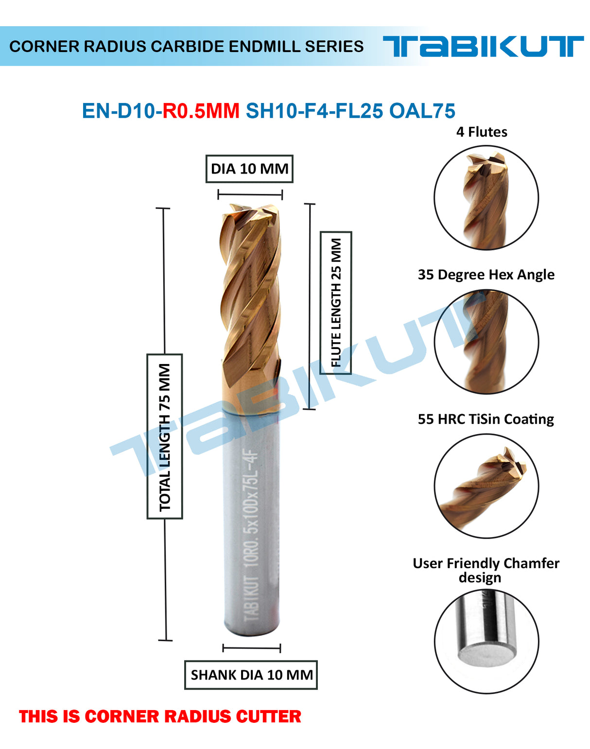 10 mm end mill	