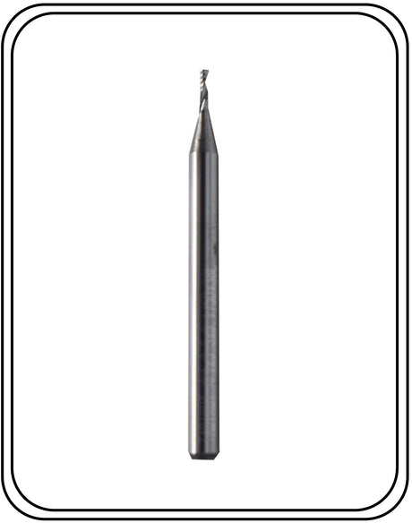 1 mm Single Flute Endmill Carbide flute