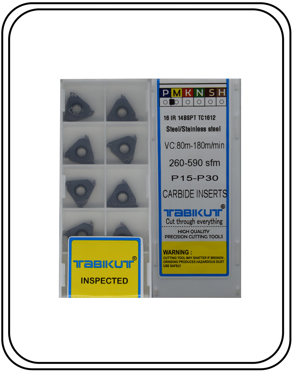 BSPT threading insert