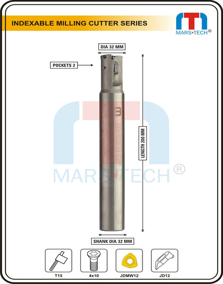 Mitsubishi indexable milling cutter