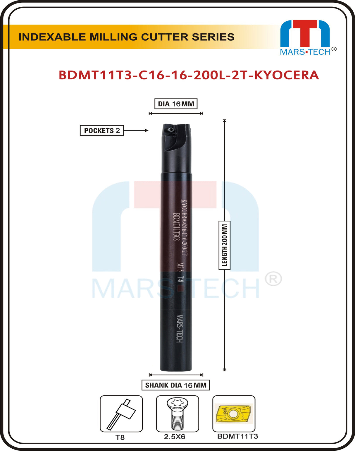 BDMT11T3 endmill	