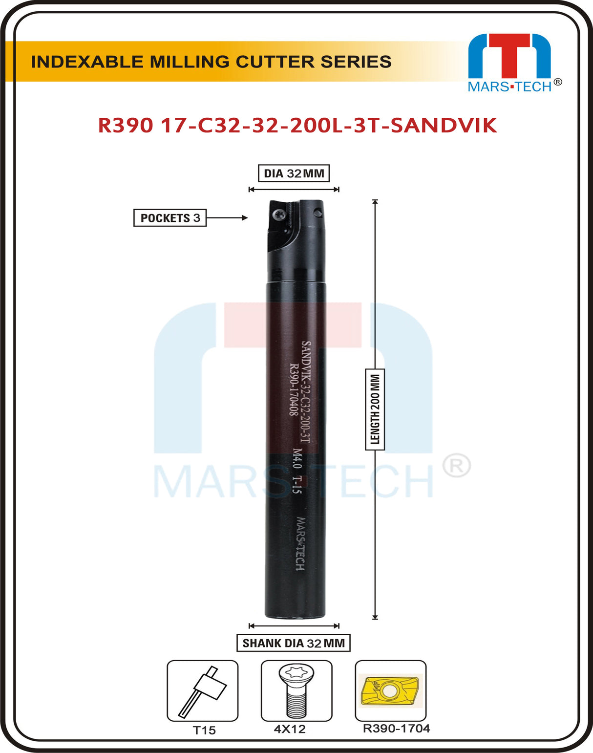 indexable endmill	
