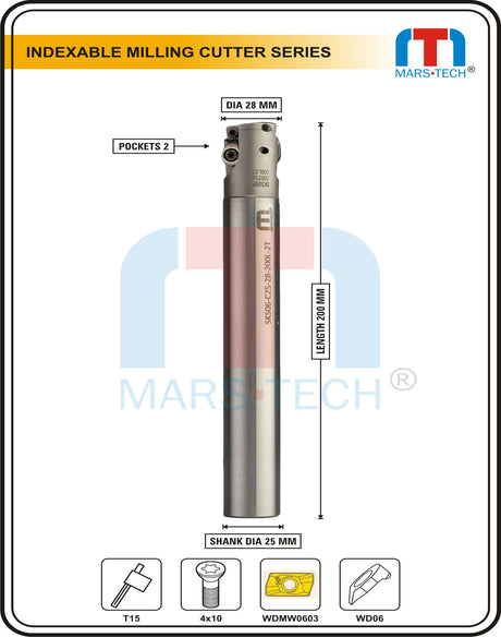  High Feed Insert Cutter Body