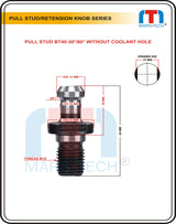 MAS403 BT40 pull stud