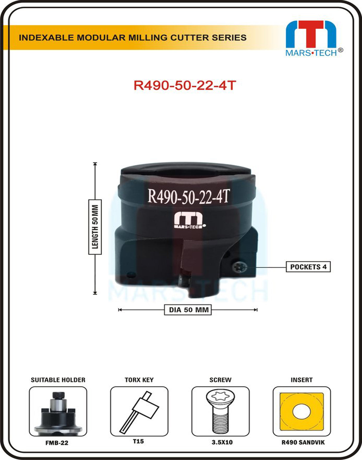 R490-1404 milling cutter