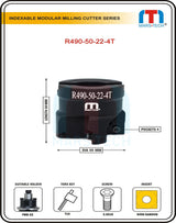 R490-1404 milling cutter