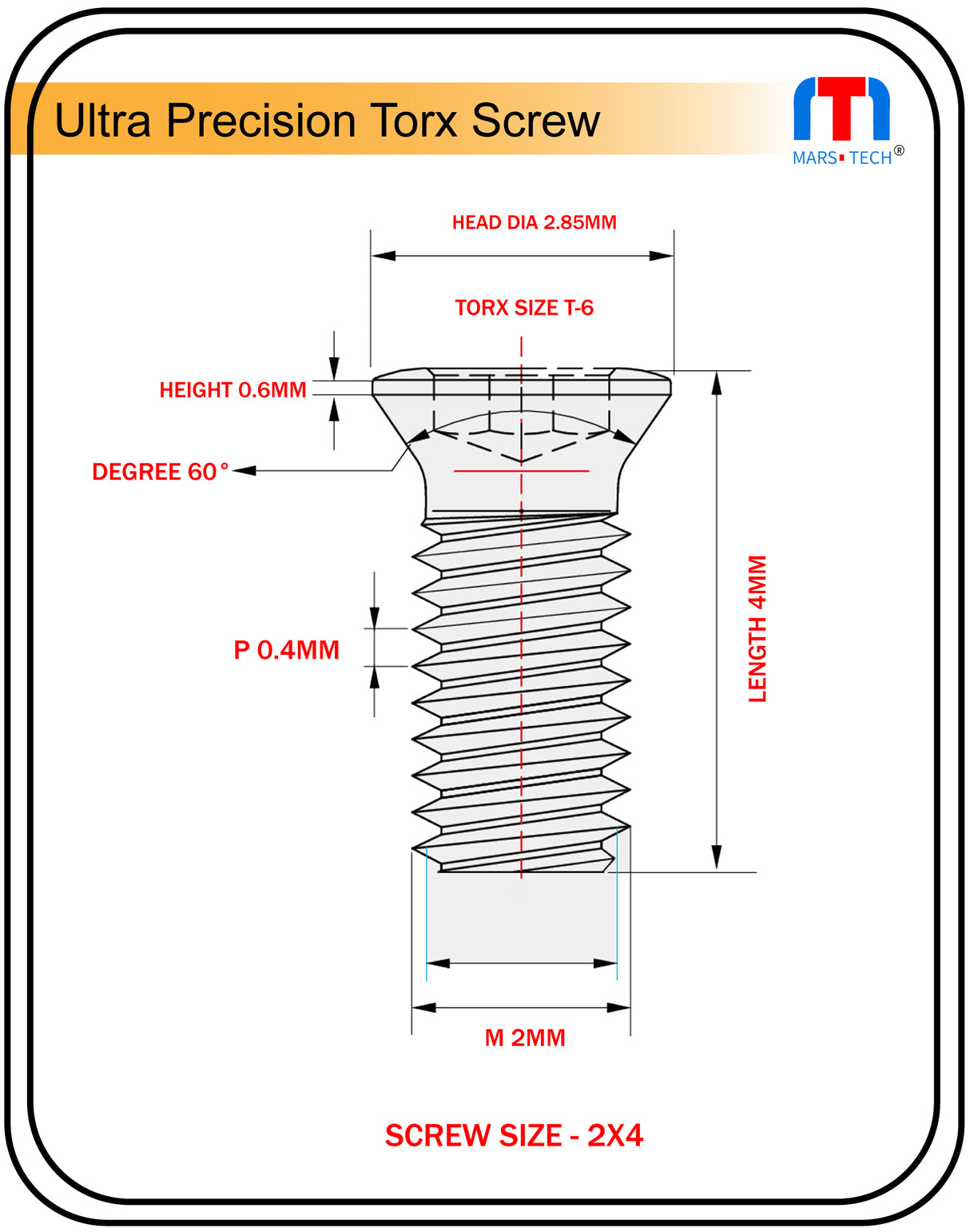 2mm screw