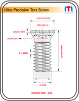 2mm screw