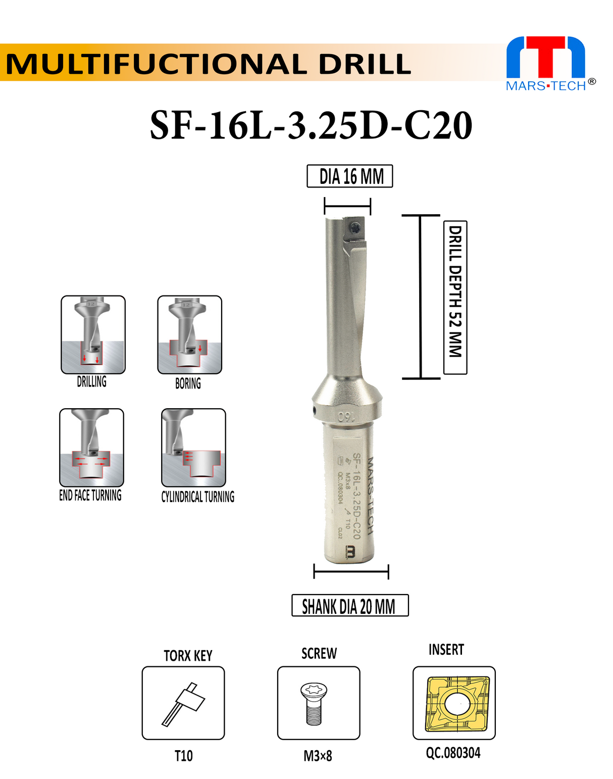 A silver multifunction drill