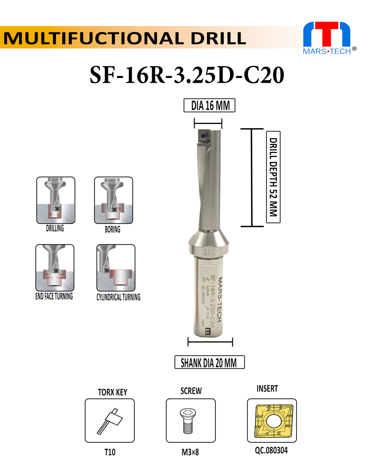 A silver multifunction drill
