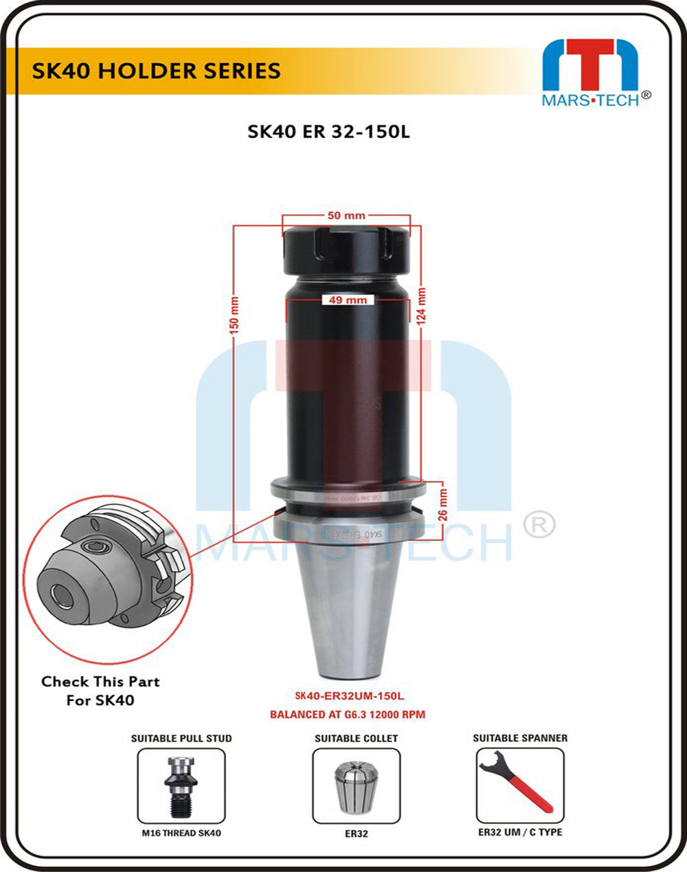 ER32 Collet 150L