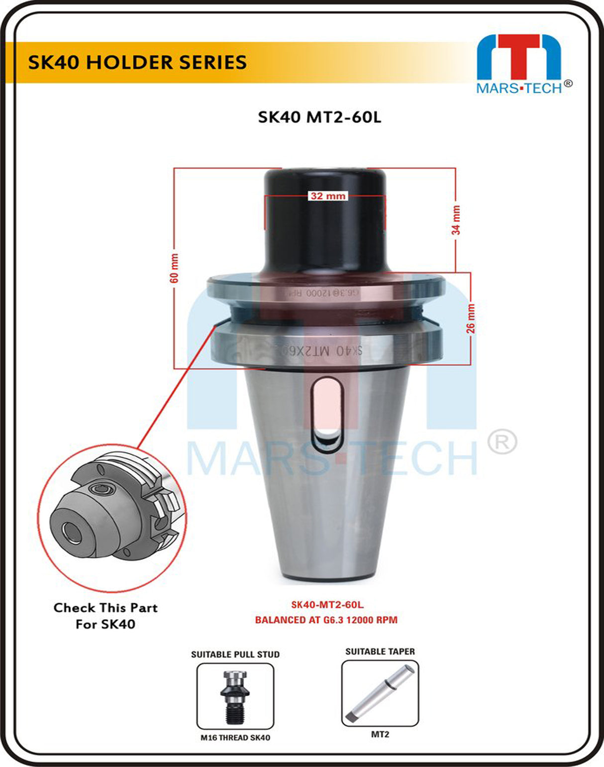 SK40 MT Holder