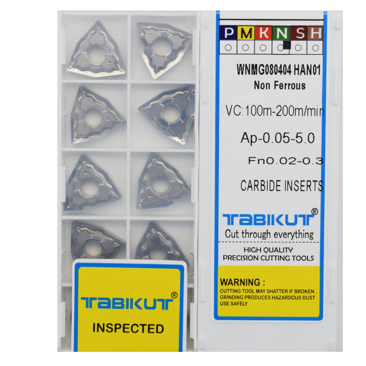 Buy WNMG080404/08 HA N01 Aluminum Inserts – 10 Pack – Jaibros