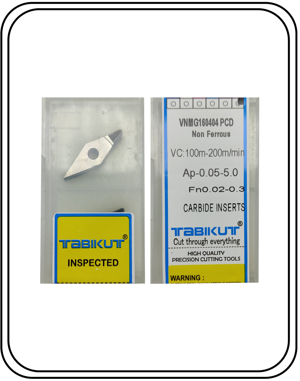 VNMG160404 PCD insert