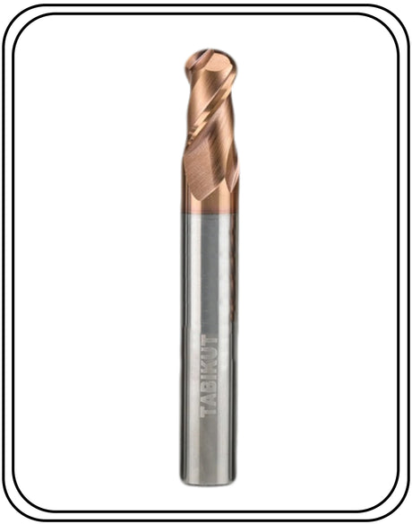 55 HRC ball nose end mill